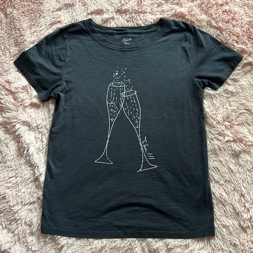 To Love| Champagne J Crew Graphic Tee